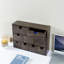 Solid Wood Desk Organiser with Drawers