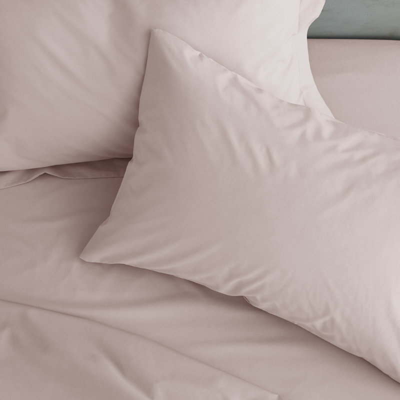 Easy Iron Percale Housewife Pillowcase, Pink