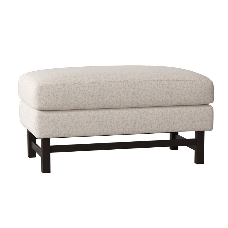 Edward Ottoman, American Walnut, Margaret Mahogany