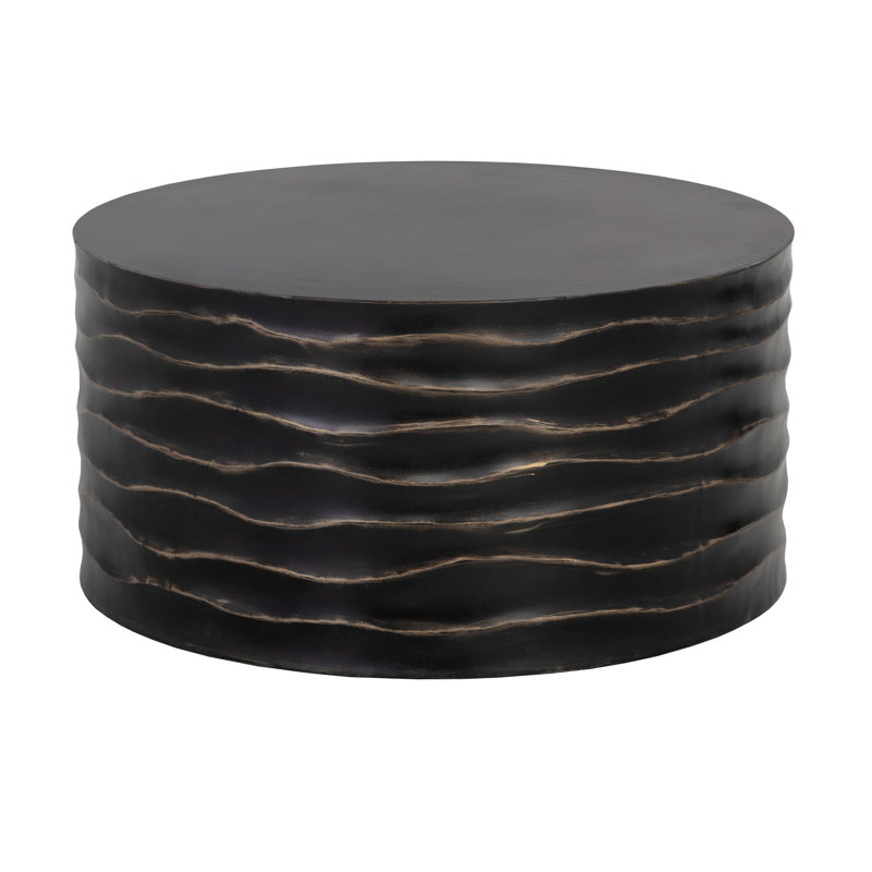Corey Coffee Table, Black, 16" H x 23.5" L x 23.5" W