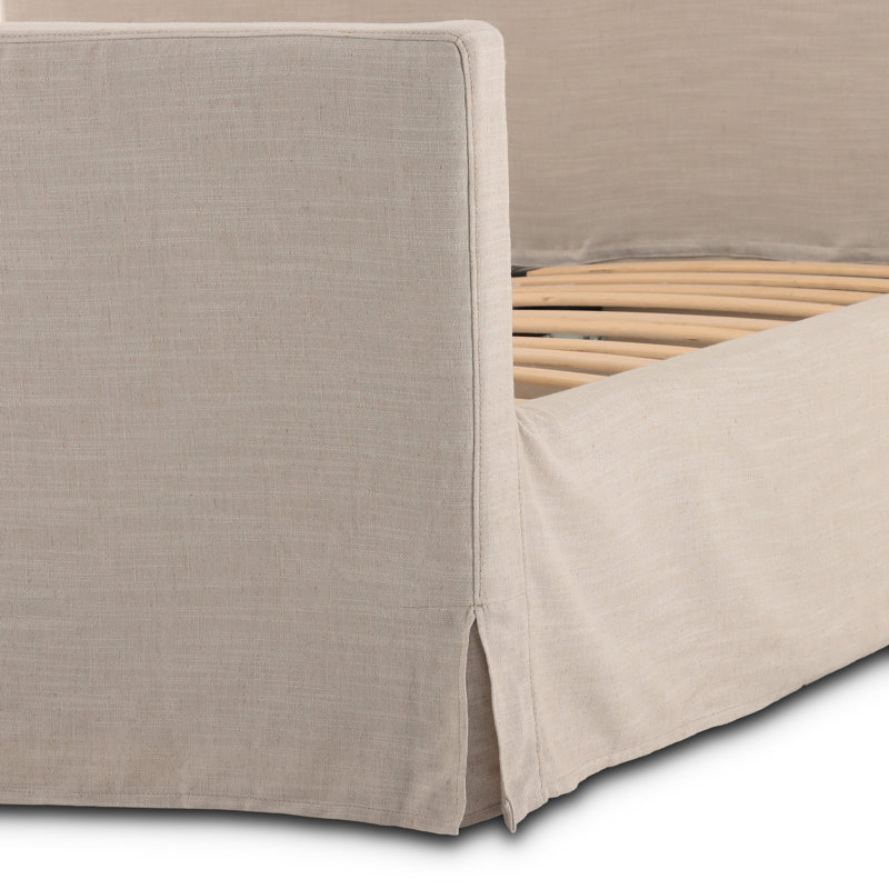 Daphne Upholstered Bed, Queen, Brussels Pine