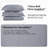Embossed Quilted Bedspread Set – Soft Microfiber Coverlet With Pillow Shams, Hotel-Style Bedding For High Beds-124241668-124241666