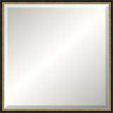 Black and Silver Old World Mirror