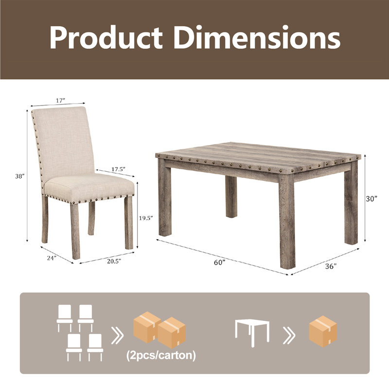 Duchamps 5 - Piece Dining Set