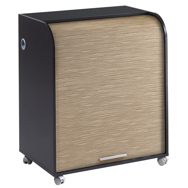 Must 2 -Drawer, Black/Oak