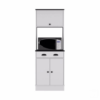 Garde-manger H 66,3 po avec tiroir et 2 armoires