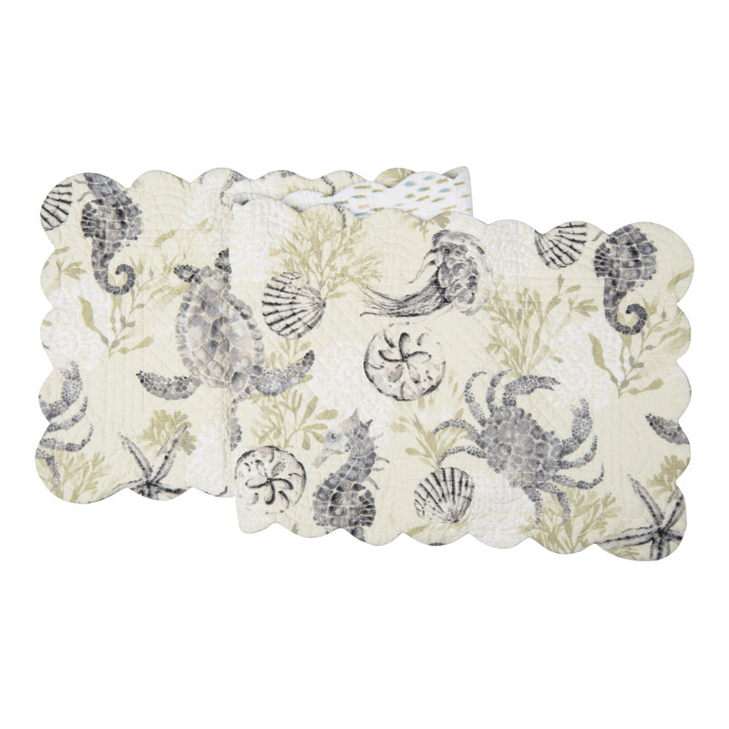 Anahli Cannon Beach Cotton Table Runner