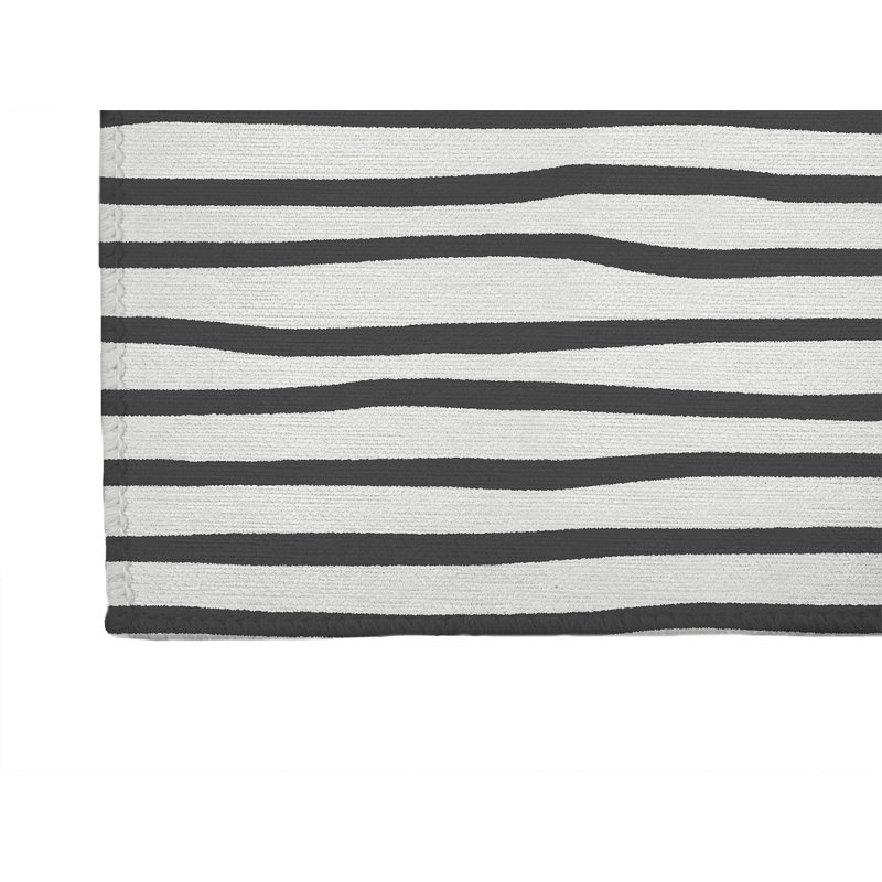 Ribbon Play Non-Slip Outdoor Rug, Runner 2'6" x 8'