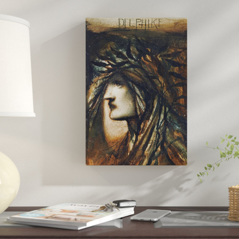 « delphine », impression sur toile, H 16 po x l 11 po x P 2 po