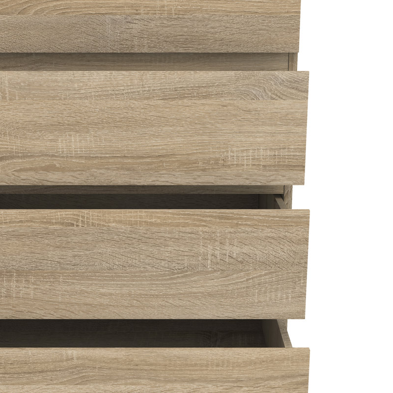 Tanesha 5 - Drawer Chest of Drawers, Oak Structure