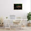 Lion sur une branche tropicale, toile flottante encadrée par Reinders-1466334270-1466334258