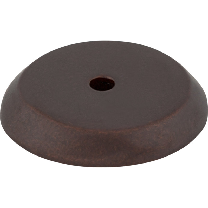 Aspen Round  Backplate, 1.25" H x 1.25" W x 0.19" D, Mahogany Bronze