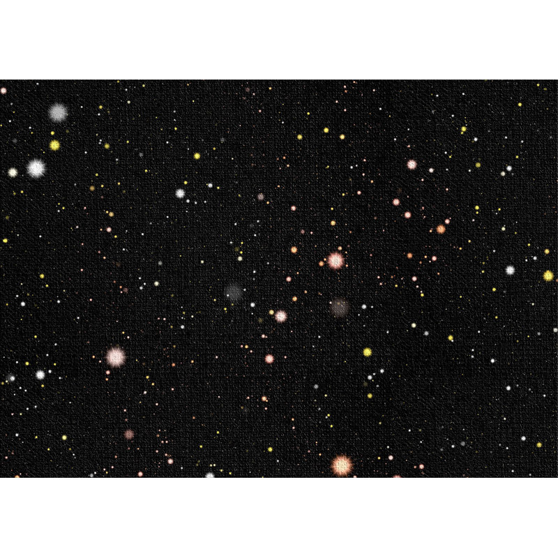 Tapis noir Star, Rectangle 5 pi x 7 pi