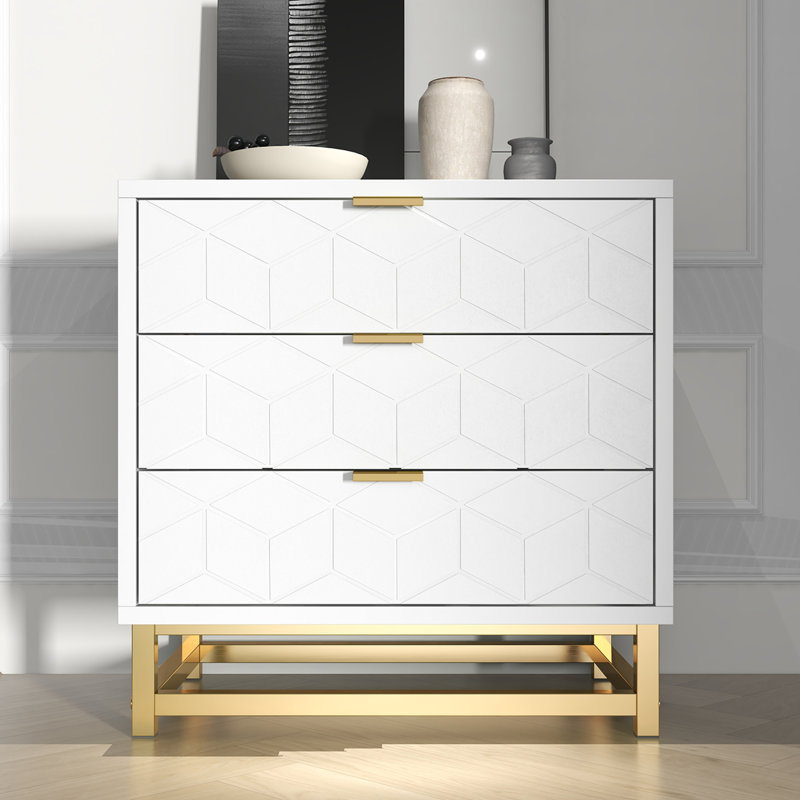 Sanno 23.6'' W Nightstand, White