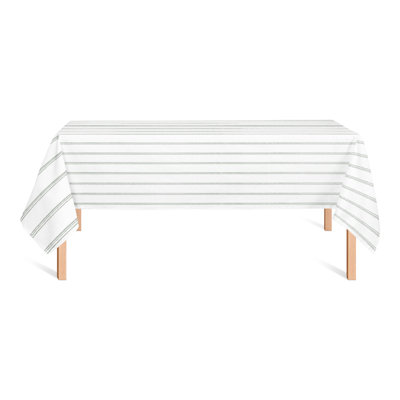 Nappe rayée en polyester