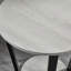Table de bout ronde avec tablette Elysian-736837135-736837134