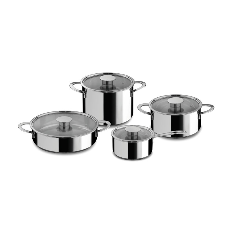 Gourmet Kitchen Set - 8 Pieces - Stainless Steel