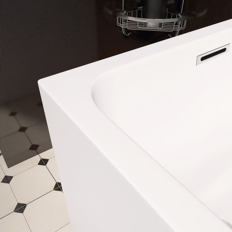 ACRYLIC FREESTANDING RECTANGLE SHAPE BATHTUB