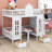 Bunk Bed With Changeable Table, Bunk Bed Turn Into Upper Bed And Down Desk