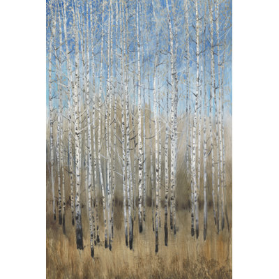 Dusty Blue Birches II