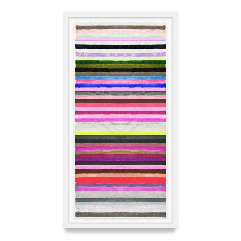 Chromatic Harmony #25 By Kristi Kohut, 35" H x 72" W, Shadow Box Acrylic