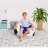 Bean Bag Chair for Kids, Teens, and Adults - Filled with Soft Beads, Includes Removable and Machine Washable Cover - Multiple Colors, Sizes and Fabrics including Soft Nylon & Canvas with Patterns-1782650945-1785356750