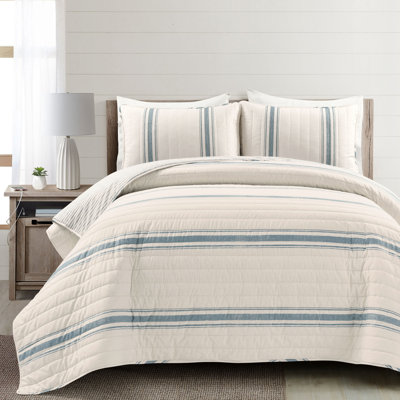 Fonti Cotton Striped Quilt