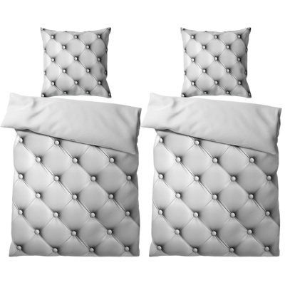 Cotton Geometric Shapes Duvet Cover Set with Pillowcases