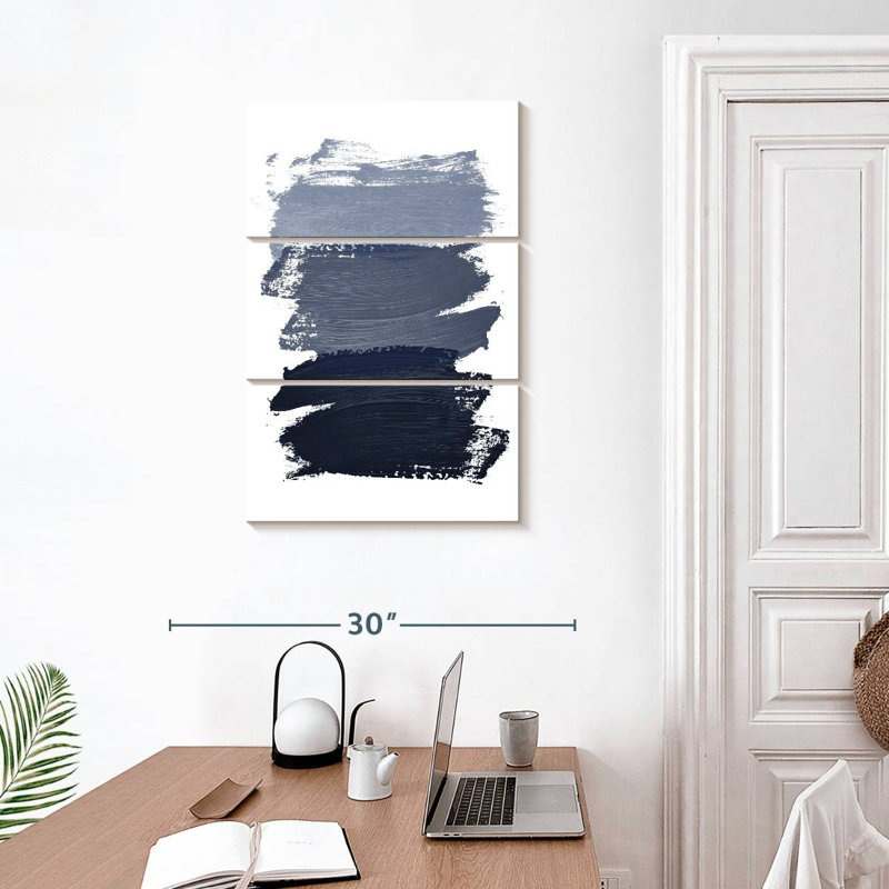 Peinture bleue Avery, H 32 po x l 20 po