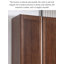 Garde-robe simple et moderne en noyer