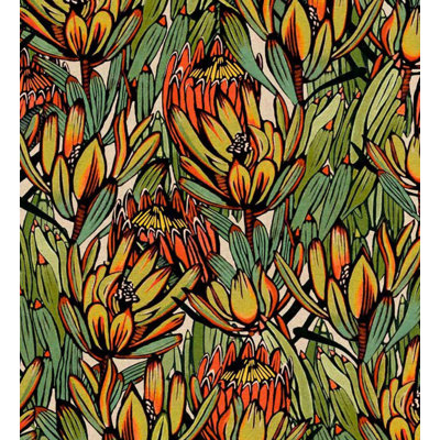 Double rouleau floral myrène