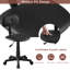 Petit fauteuil de bureau pivotant sur 360 ° (ensemble de 4)-128347198