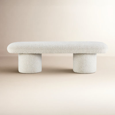 Anston 56" Boucle Bench