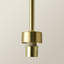 1 - Light Brushed Gold Pendant