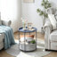 Petite table de bout avec sac de rangement Deeley-1666701592
