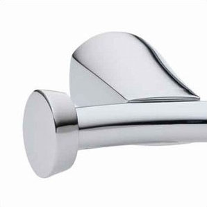 Green Tea Wall Mounted Robe Hook, Polished Chrome