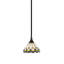 Mini-luminaire suspendu suspendu avec tige en verre 7 po-99540626-122428886