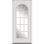 Portes d'entrée avant en fibre de verre Smooth Full Lite