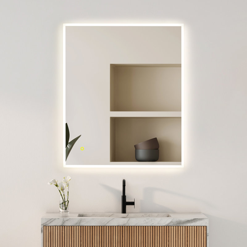 Miroir de salle de bain Aurora, 30 po x 36 po