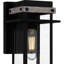 Lanterne murale d'extérieur noir mat 1 lumière Strader-157623562
