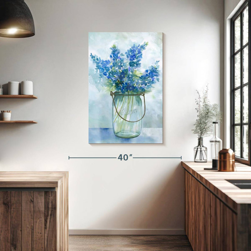 Harnek Bluebonnets II, 39" H x 26" W