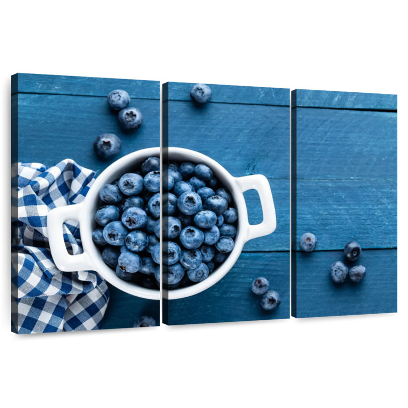Bol de bleuets Yarlin, H 36 po x l 57 po