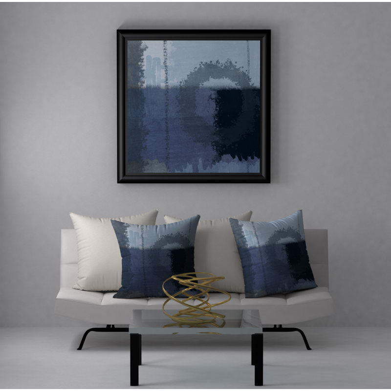 Housse de coussin décorative carrée et insert, H 18 po x l 18 po