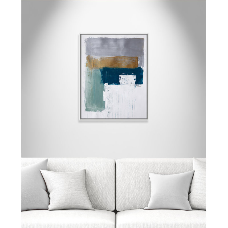 «Quiet Meadow I Print» par Fredrick Ashcroft, Toile avec cadre, L 23,5 po x H 29,5 po, Flotteur blanc