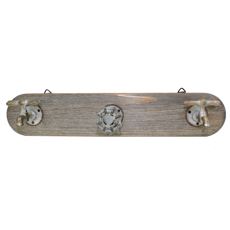 Décoration murale robinet, H 4 po x l 19,5 po x P 4 po