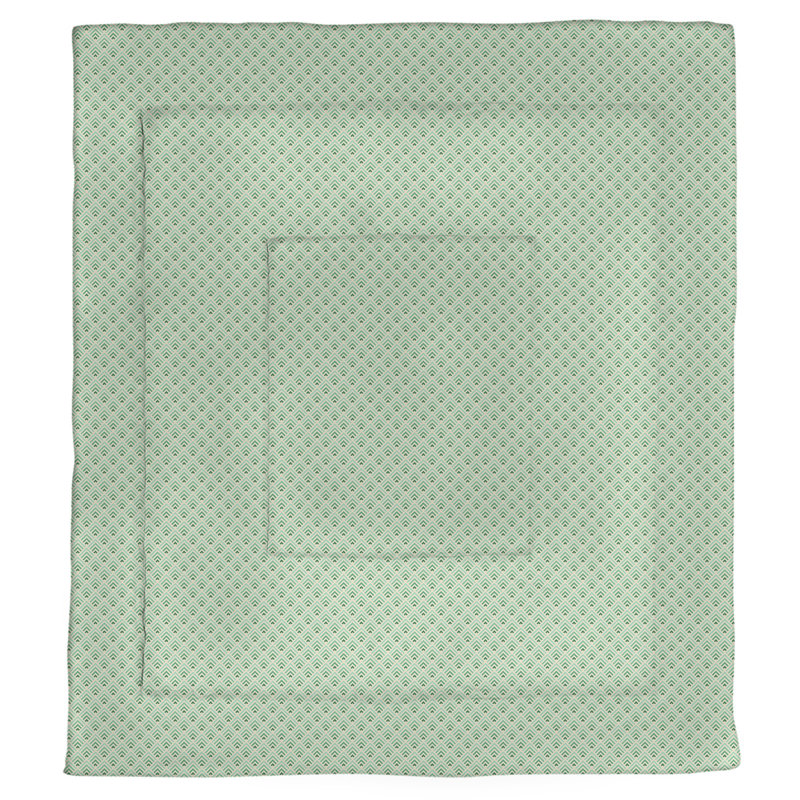 Édredon simple réversible Katelyn Elizabeth, Édredon très grand, Jaune / vert
