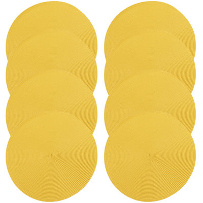 Darien Polypropylene Plastic Round Placemat