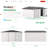 12' x 12' Metal Storage Shed  With Design Of Lockable Doors-98939418
