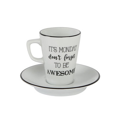 Espresso Cup and Saucer