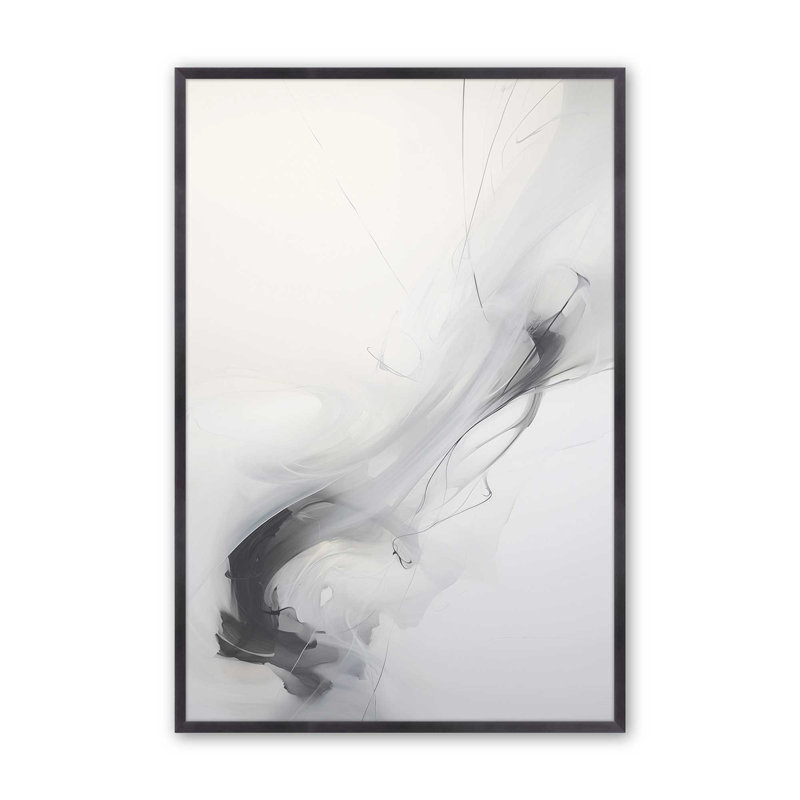 «Ethereal Smoke Dance I Print», Cadre en zinc patiné, H 17,25 po x l 13,25 po